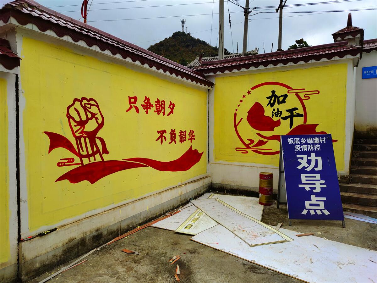 贵州乡村党建文化墙彩绘